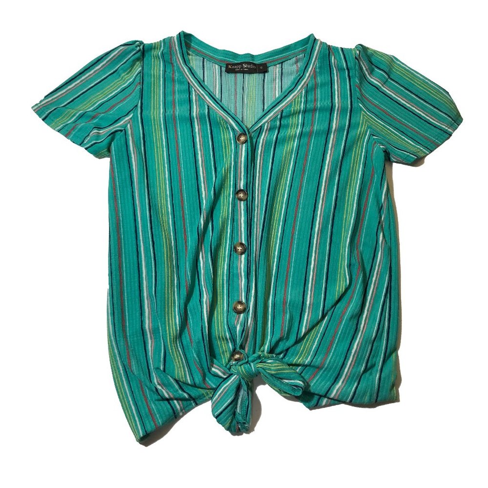 Knapp Studio Green Top Ladies Size Small